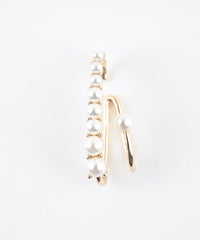 グラデーションパールイヤーカフ