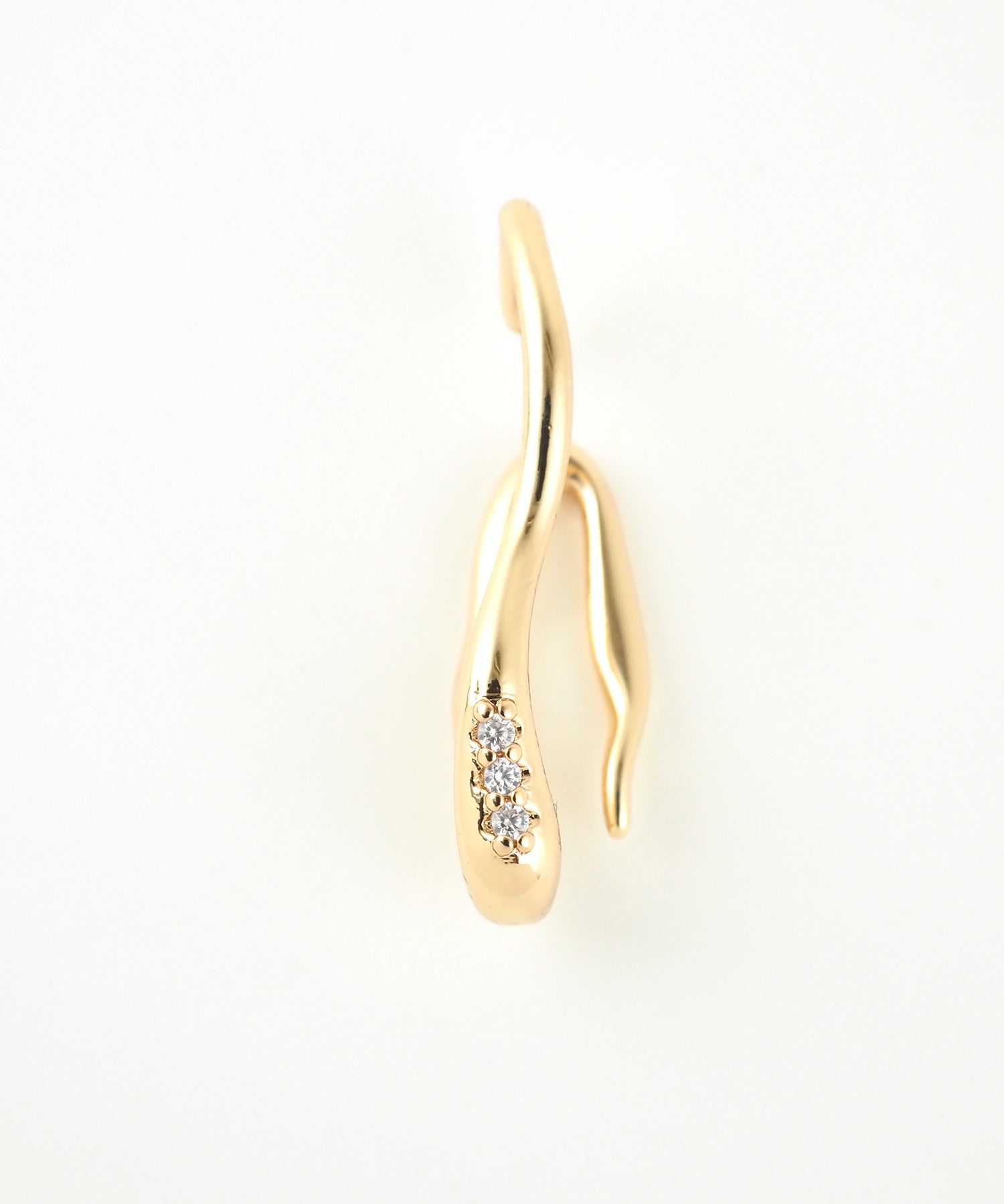 メルトラインビジューイヤーカフ