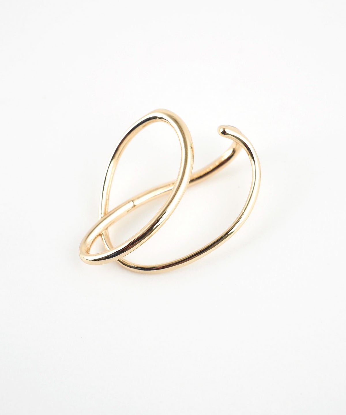 ニュアンスラインエターナルループイヤーカフ