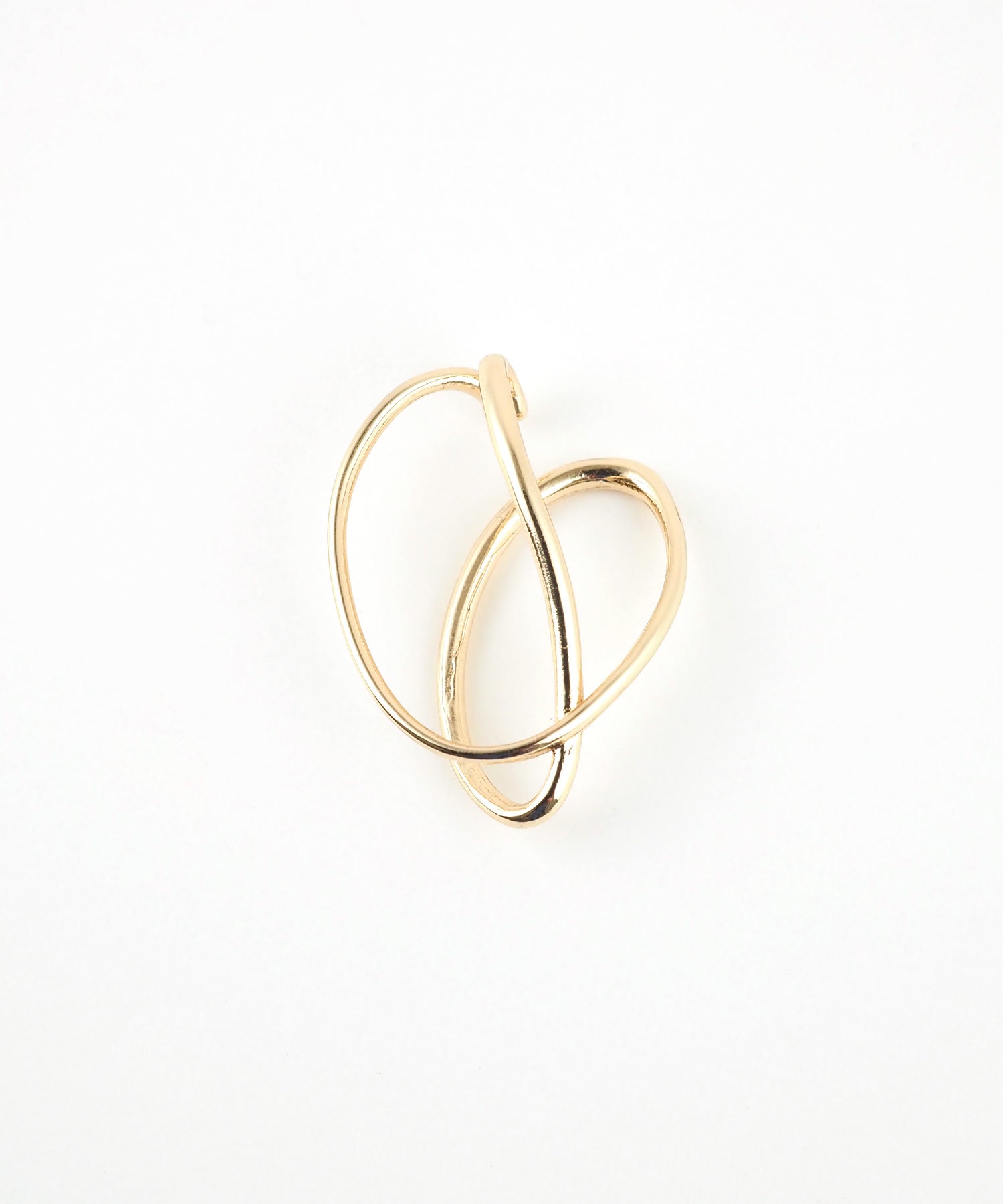 ニュアンスラインエターナルループイヤーカフ