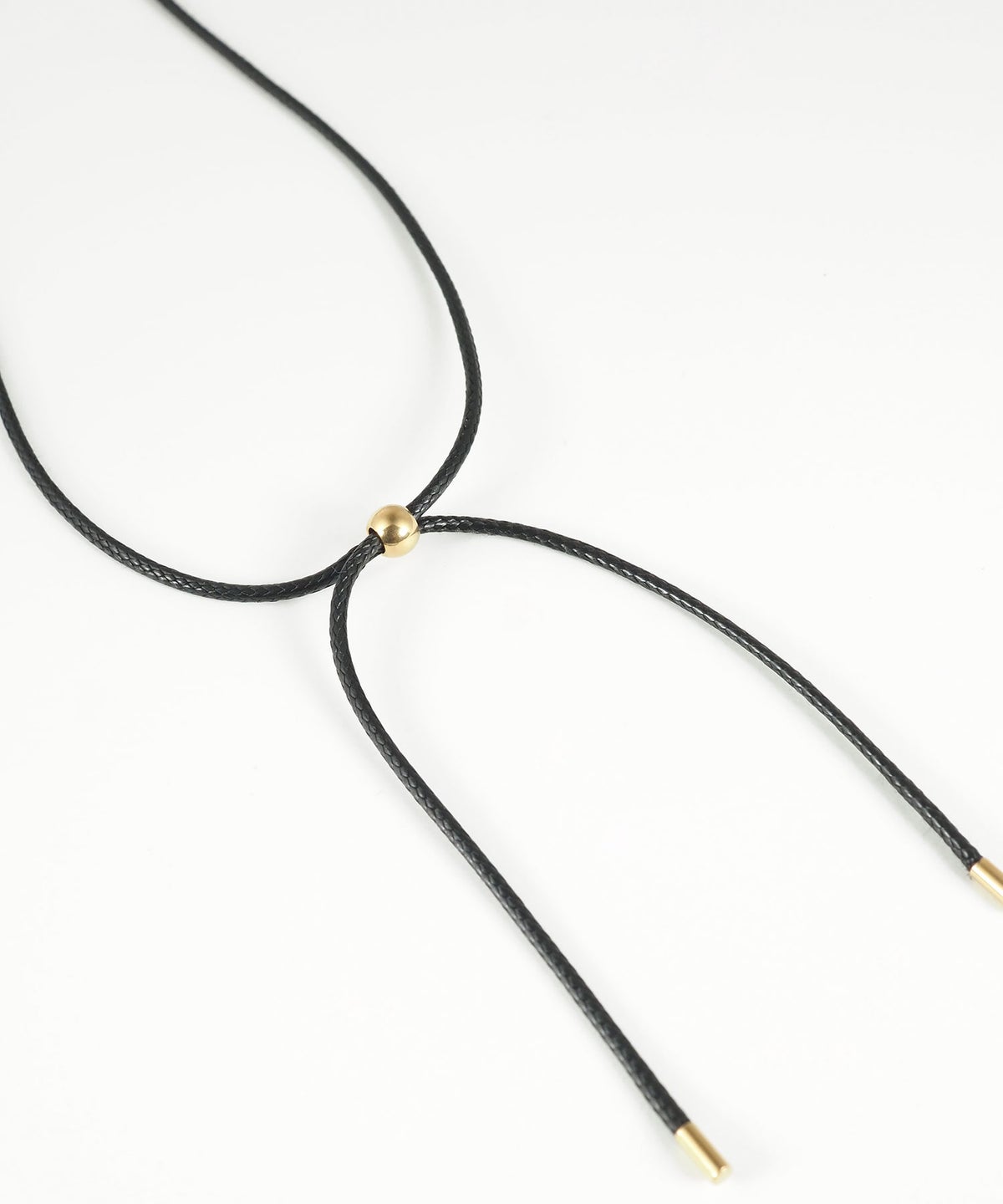 ニュアンスドロップモチーフコードステンレスネックレス【MUK lucenzio】