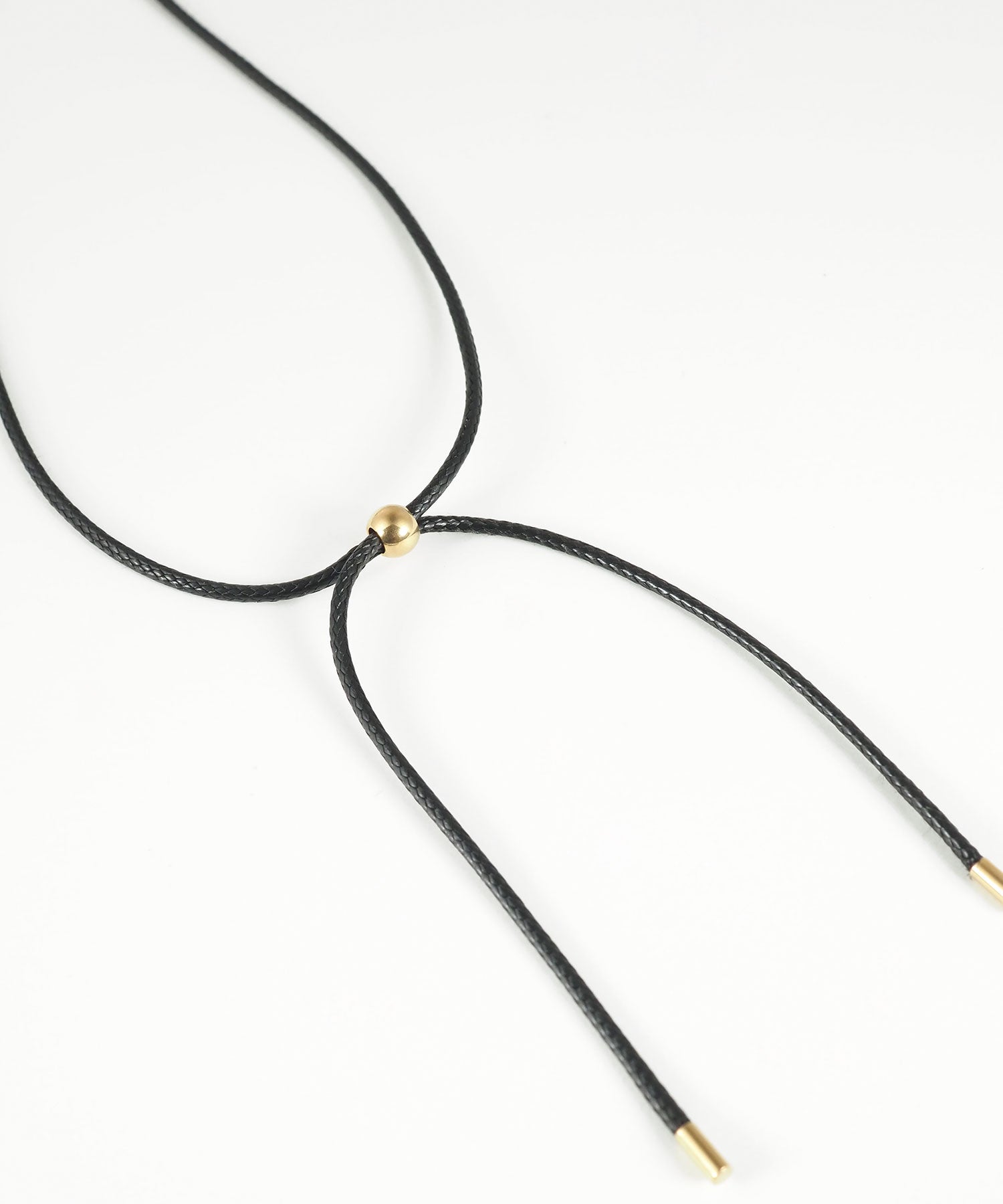 ニュアンスドロップモチーフコードステンレスネックレス【MUK lucenzio】