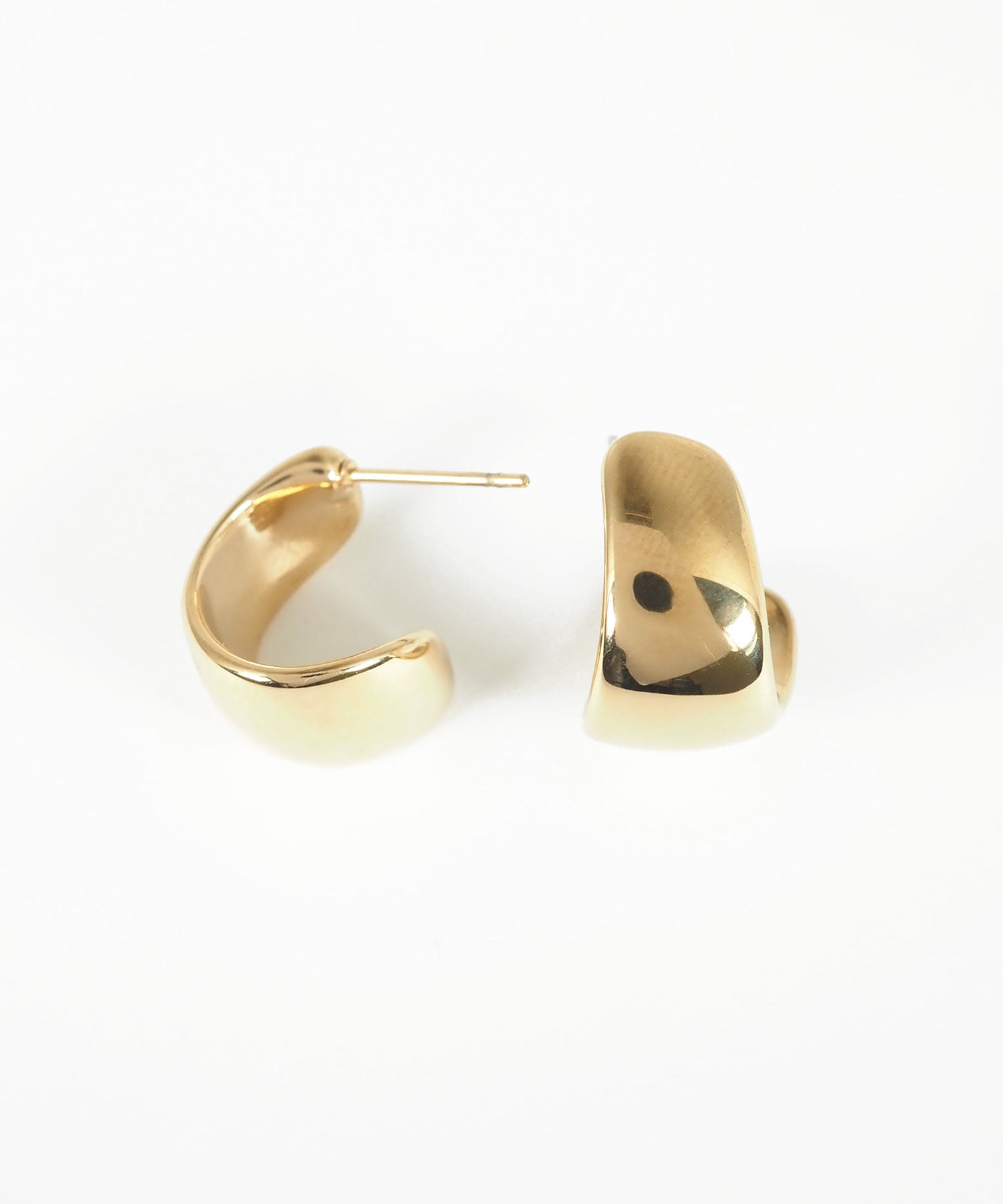 メタルスワールステンレスポストピアス【MUK lucenzio】