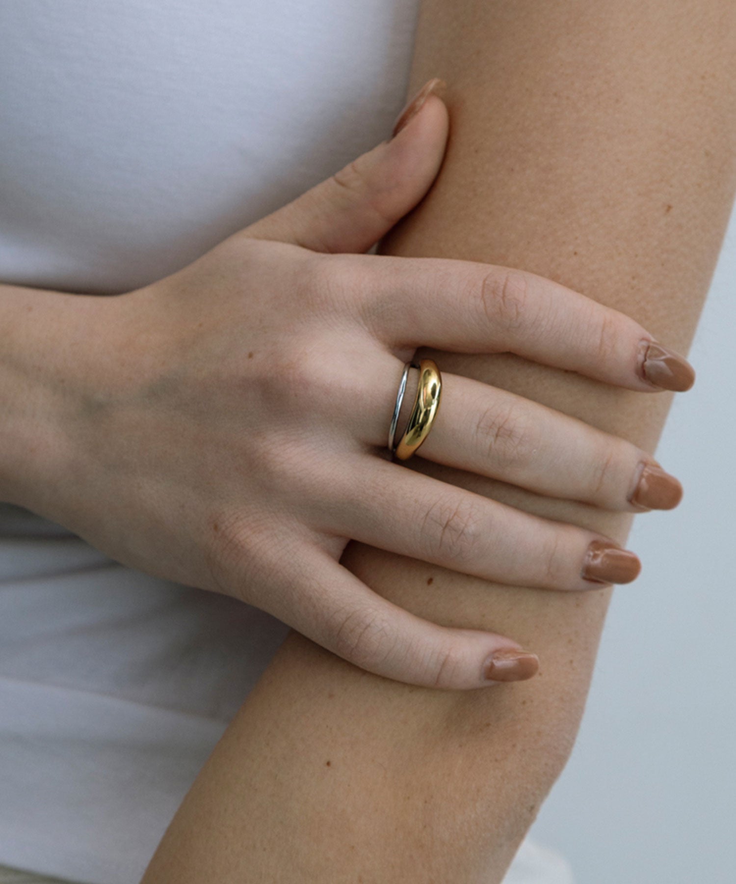 プランプダブルラインステンレスリング【MUK lucenzio】