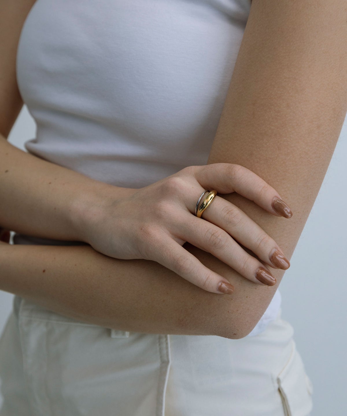 プランプダブルラインステンレスリング【MUK lucenzio】