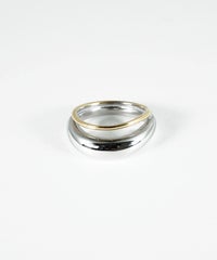 プランプダブルラインステンレスリング【MUK lucenzio】