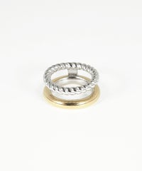 ロープダブルラインステンレスリング【MUK lucenzio】