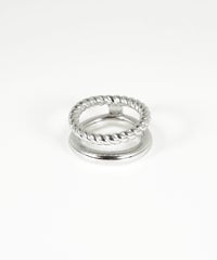 ロープダブルラインステンレスリング【MUK lucenzio】