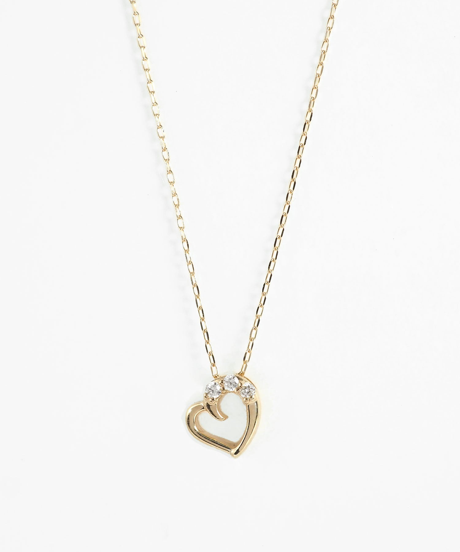 【web限定】[K10]エターナルハートダイヤモンドプチペンダント