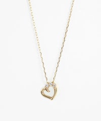 【web限定】[K10]エターナルハートダイヤモンドプチペンダント