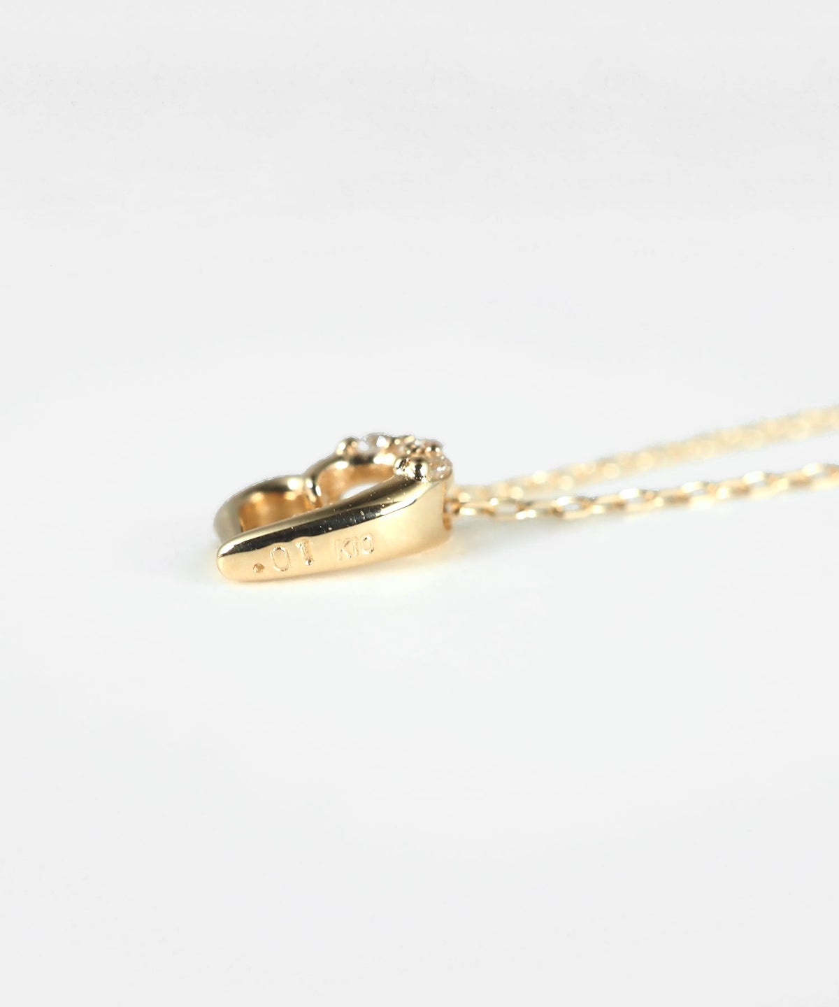 【web限定】[K10]エターナルハートダイヤモンドプチペンダント