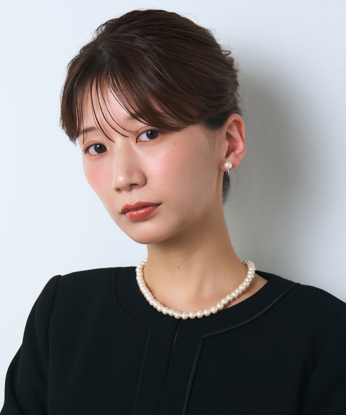 貝パールネックレス＆イヤリングセット