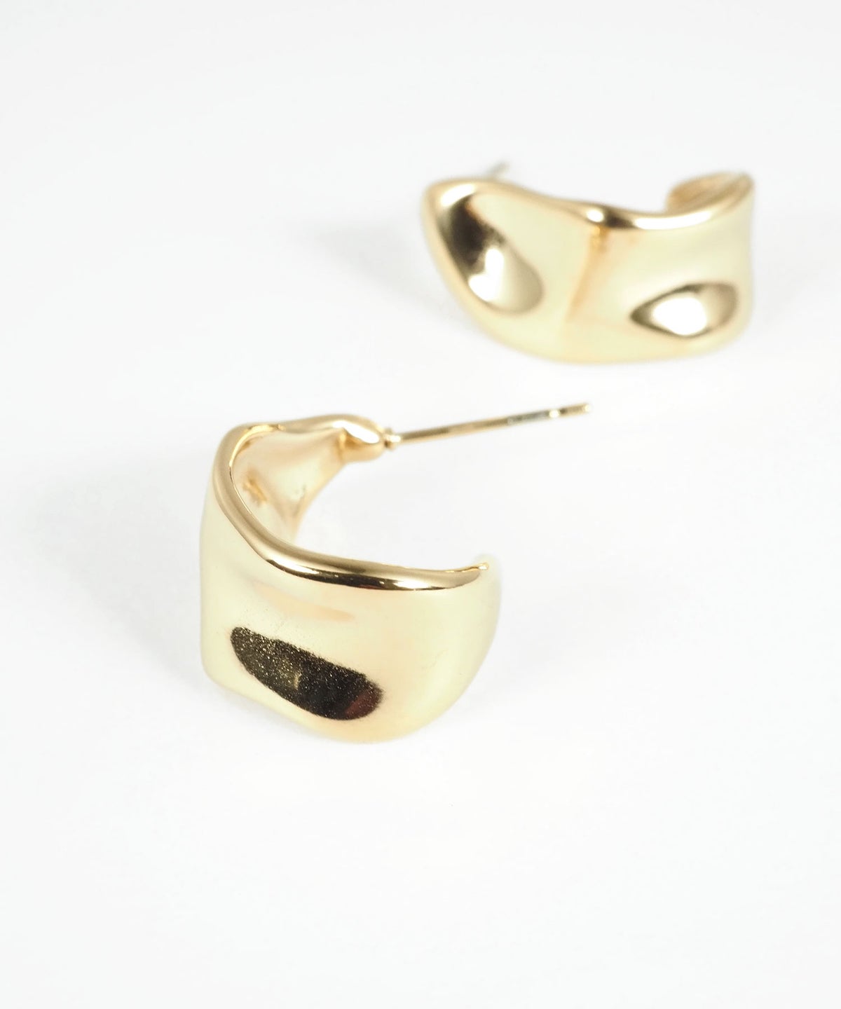 ニュアンスプレートステンレスポストピアス【MUK lucenzio】