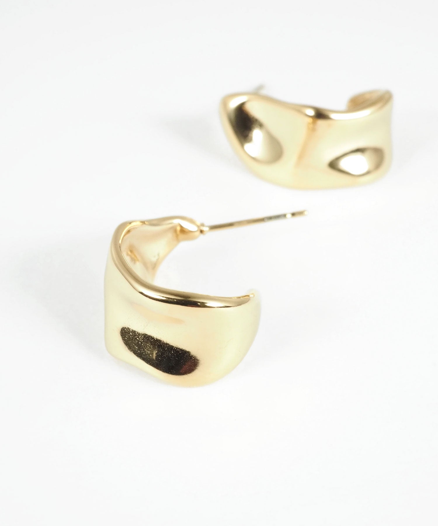 ニュアンスプレートステンレスポストピアス【MUK lucenzio】