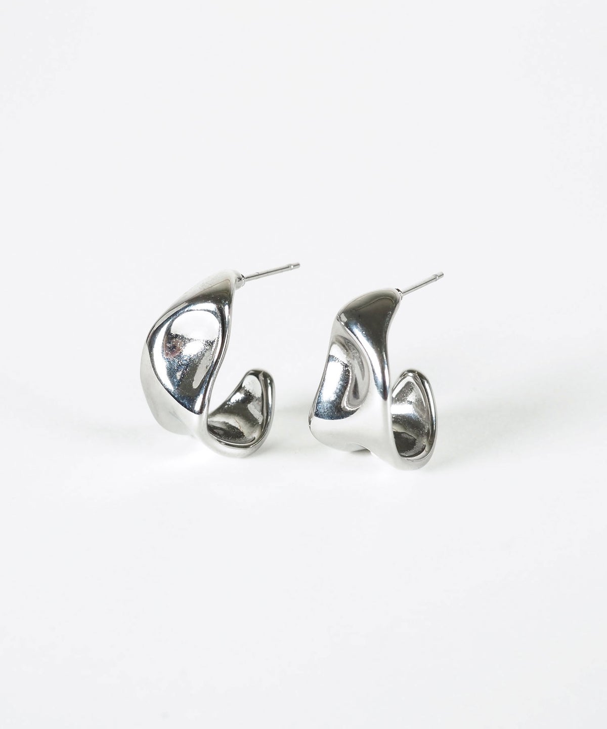 ニュアンスプレートステンレスポストピアス【MUK lucenzio】