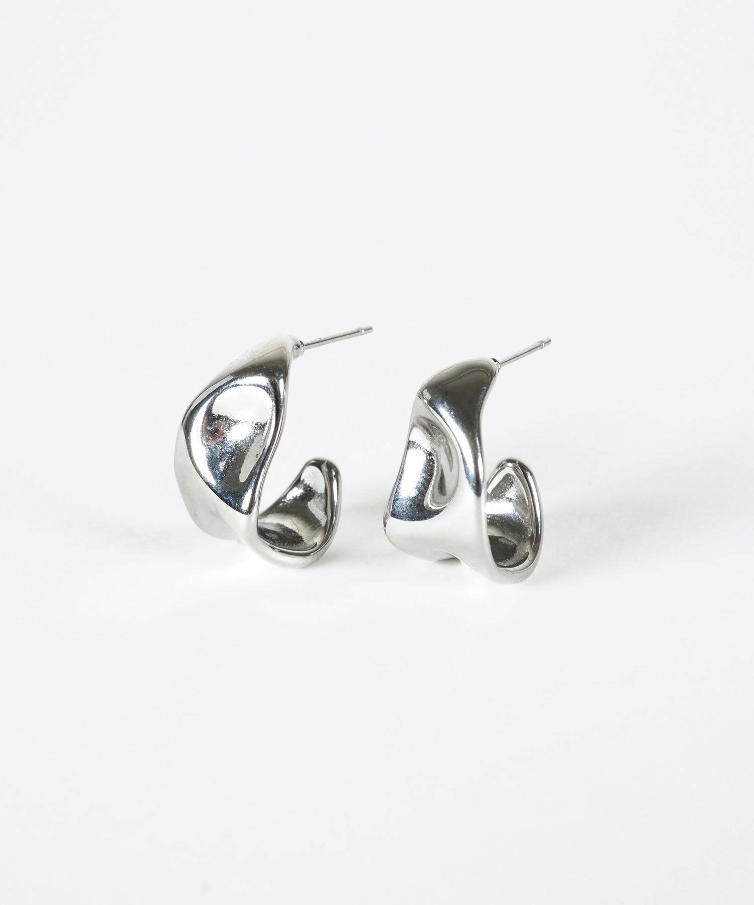 ニュアンスプレートステンレスポストピアス【MUK lucenzio】