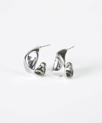 ニュアンスプレートステンレスポストピアス【MUK lucenzio】