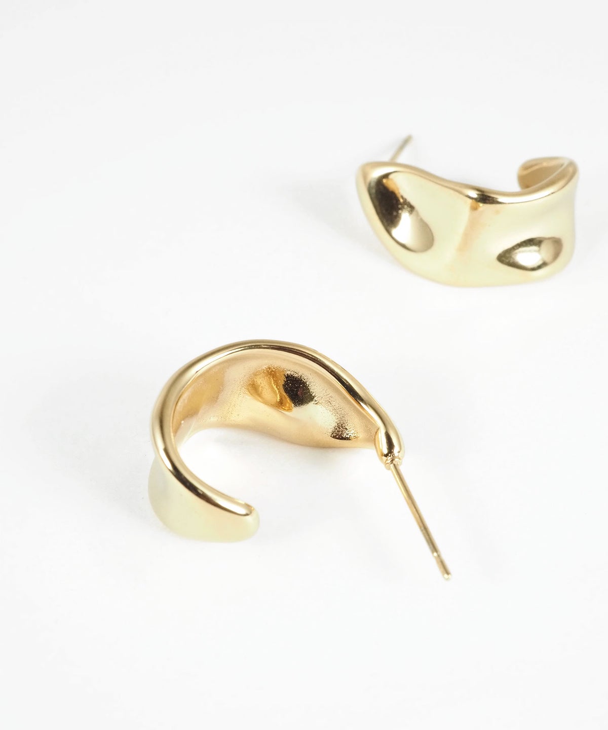 ニュアンスプレートステンレスポストピアス【MUK lucenzio】