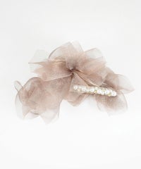 オーガンジーフリルバンスクリップ