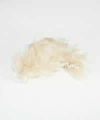 オーガンジーフリルバンスクリップ