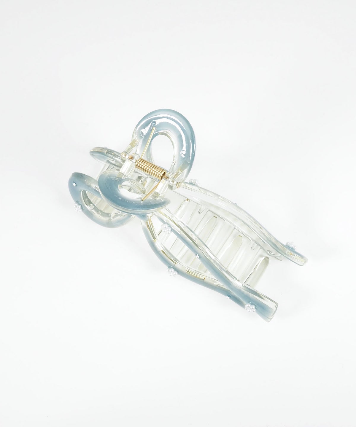 ニュアンスカラーリボンバンスクリップ