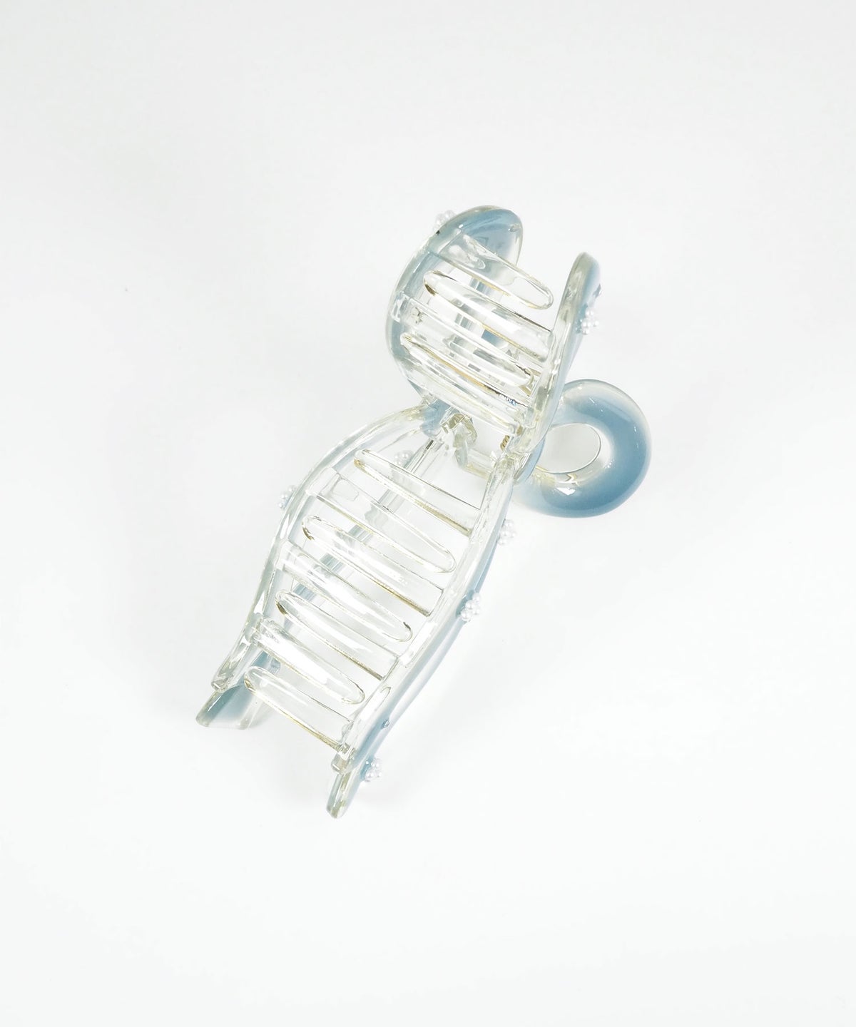 ニュアンスカラーリボンバンスクリップ