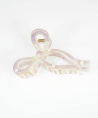 ニュアンスカラーリボンバンスクリップ