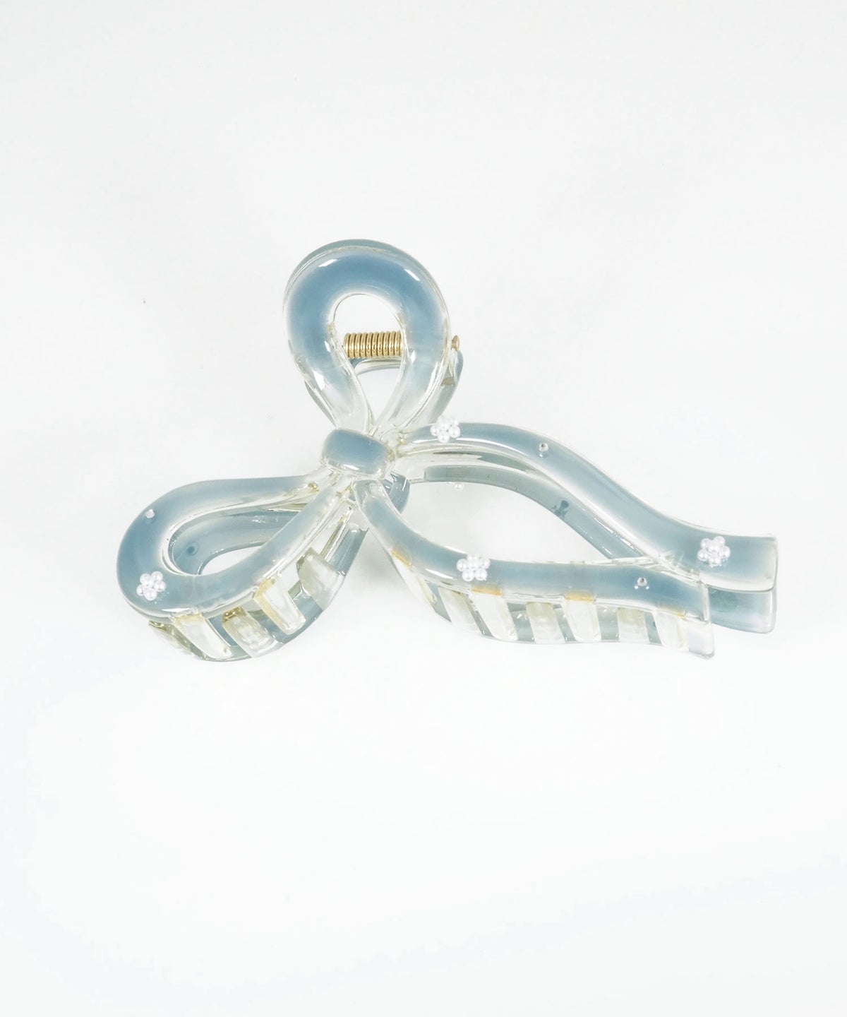 ニュアンスカラーリボンバンスクリップ