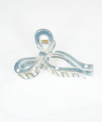 ニュアンスカラーリボンバンスクリップ