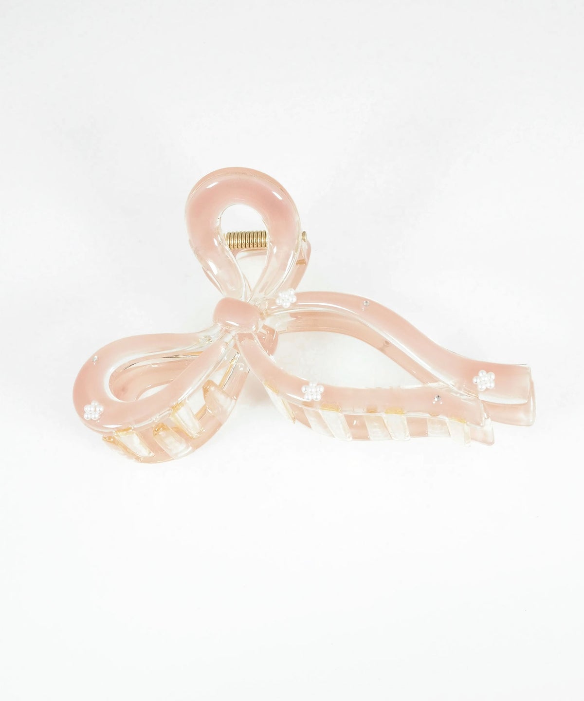 ニュアンスカラーリボンバンスクリップ