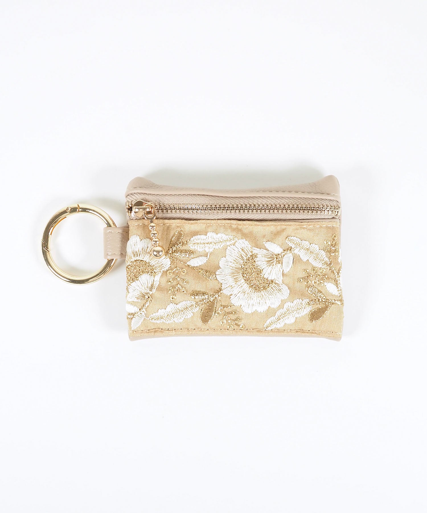 クラシカルフラワー刺繍チャームポーチ | 【公式】MUK ONLINE SHOP