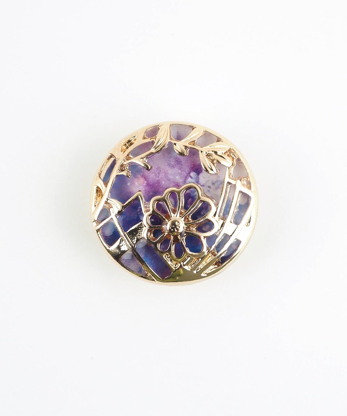 透かしガーデン帯留め