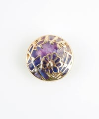 透かしガーデン帯留め