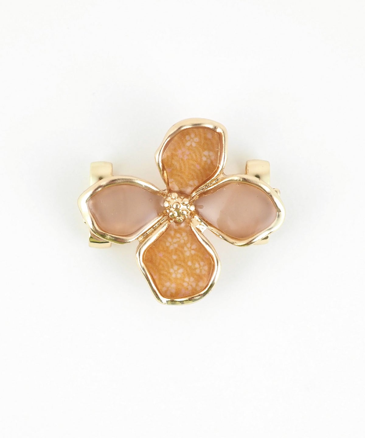 アンティークフラワー帯留め