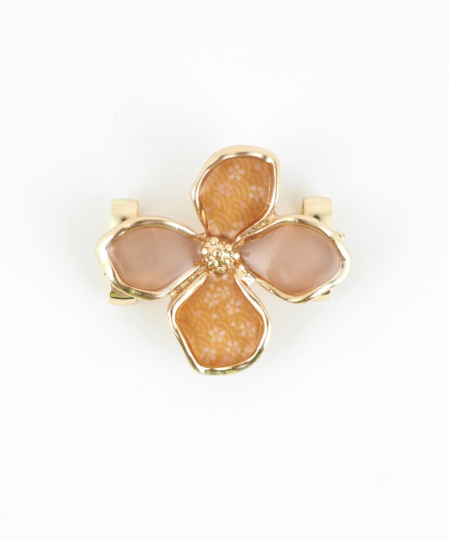 アンティークフラワー帯留め