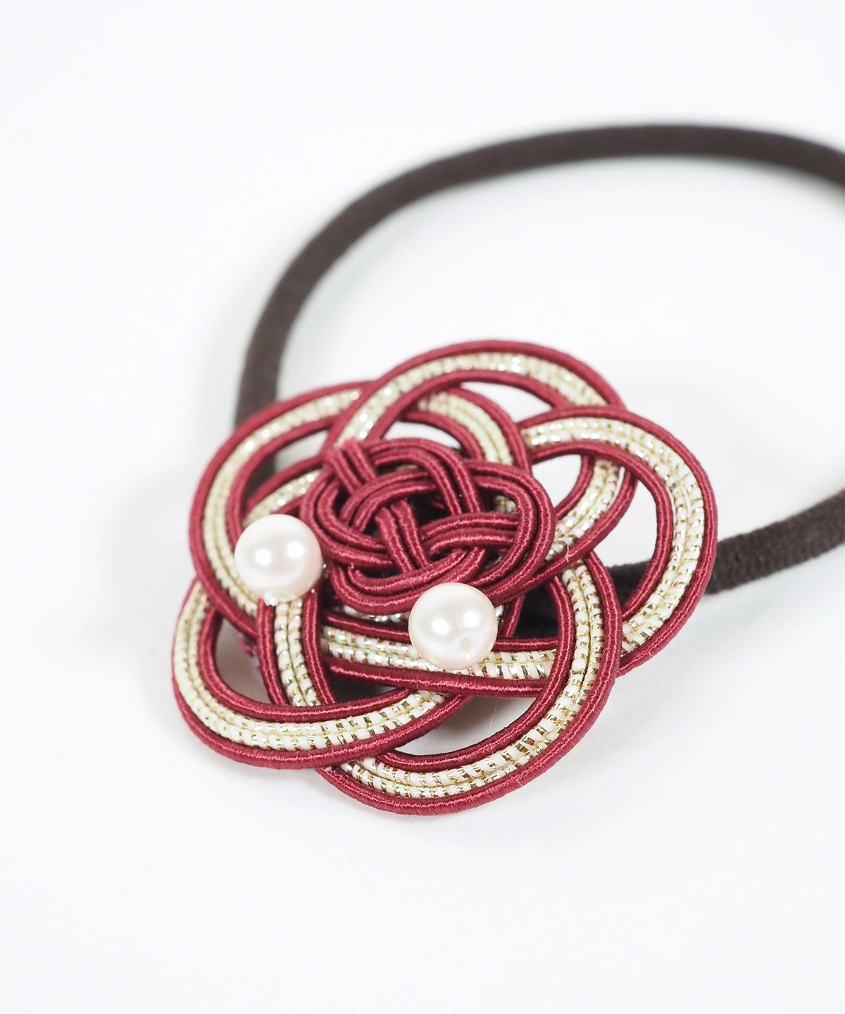 和モダン水引ヘアポニー