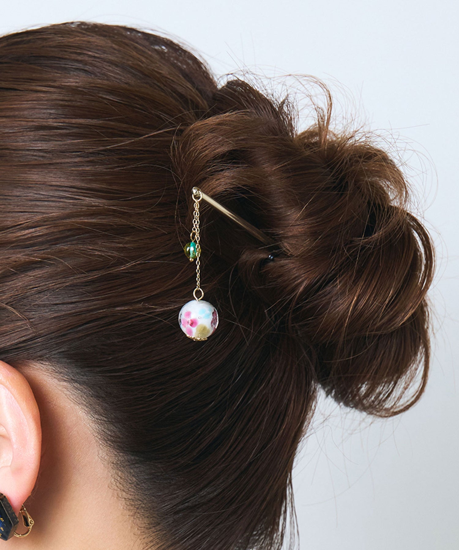 手まりとんぼ玉かんざし