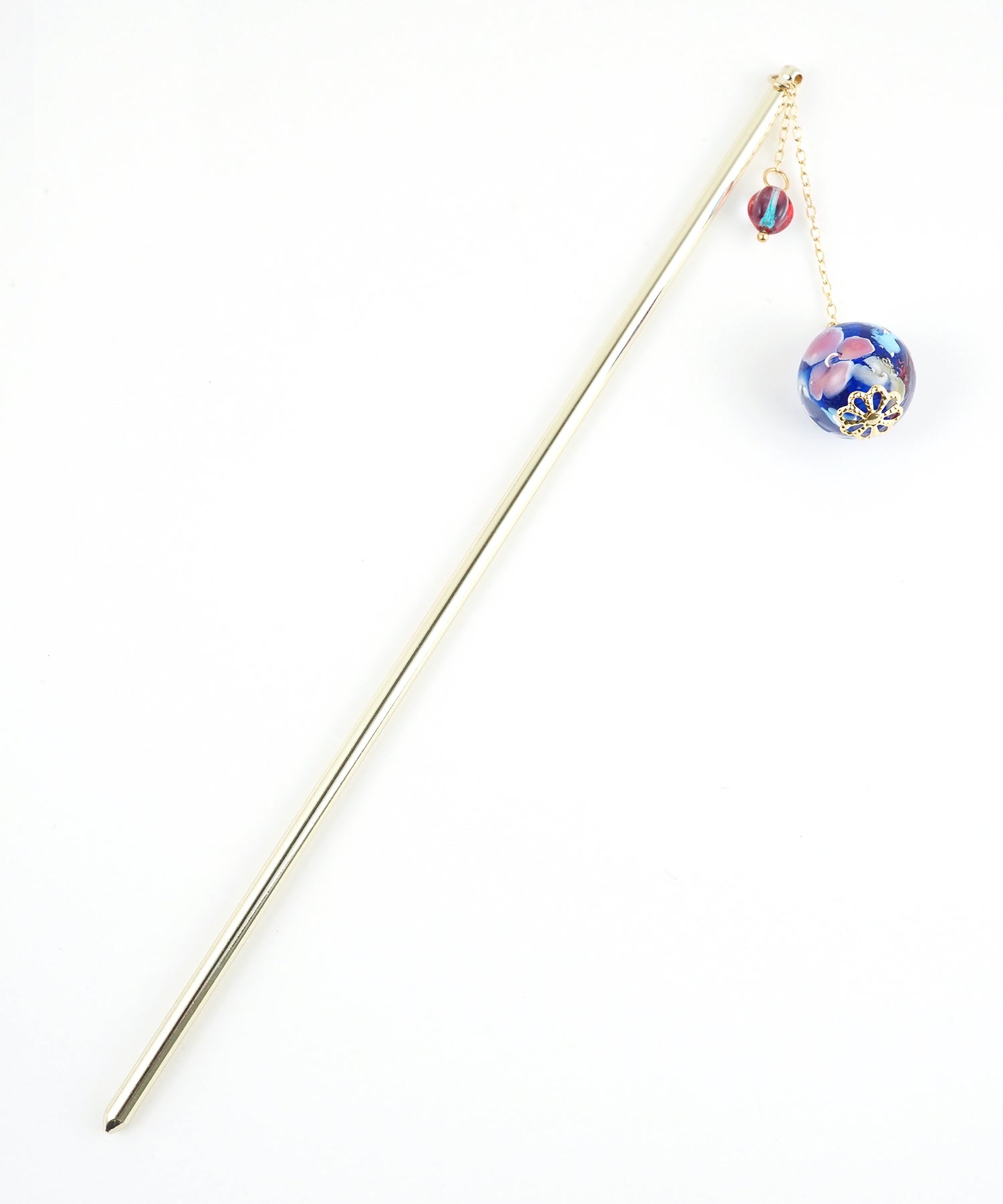 手まりとんぼ玉かんざし