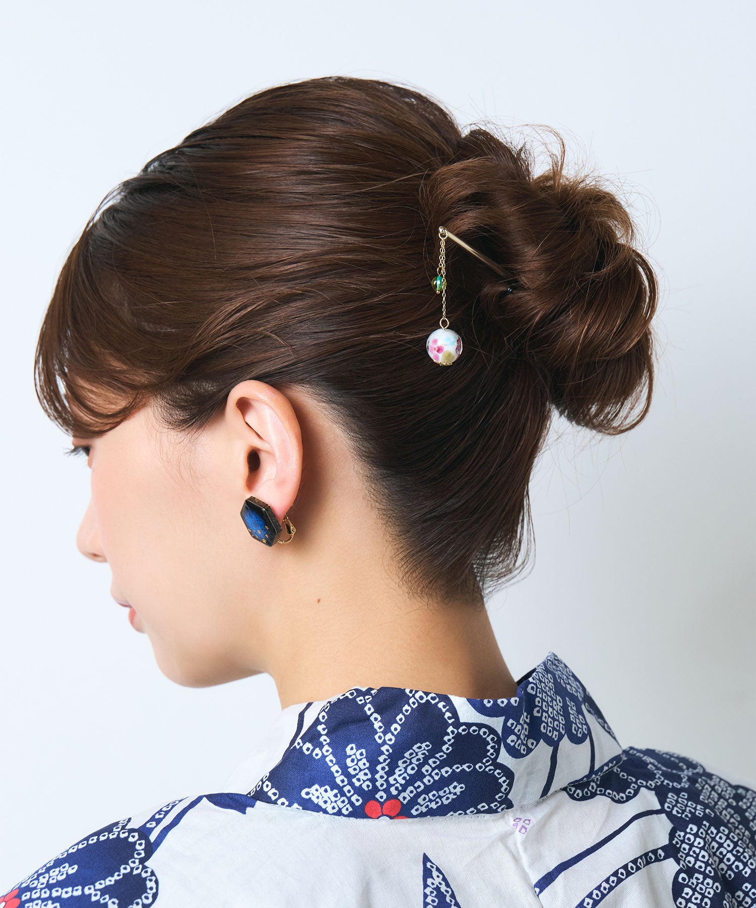 手まりとんぼ玉かんざし