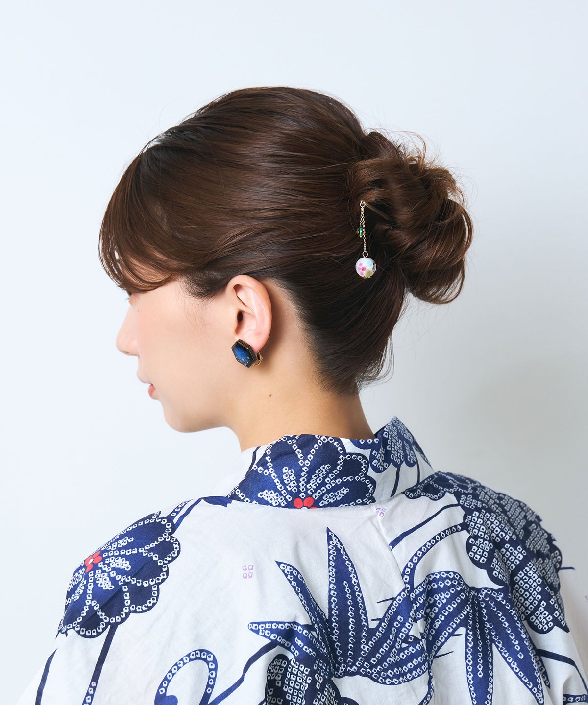 手まりとんぼ玉かんざし