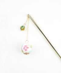 手まりとんぼ玉かんざし