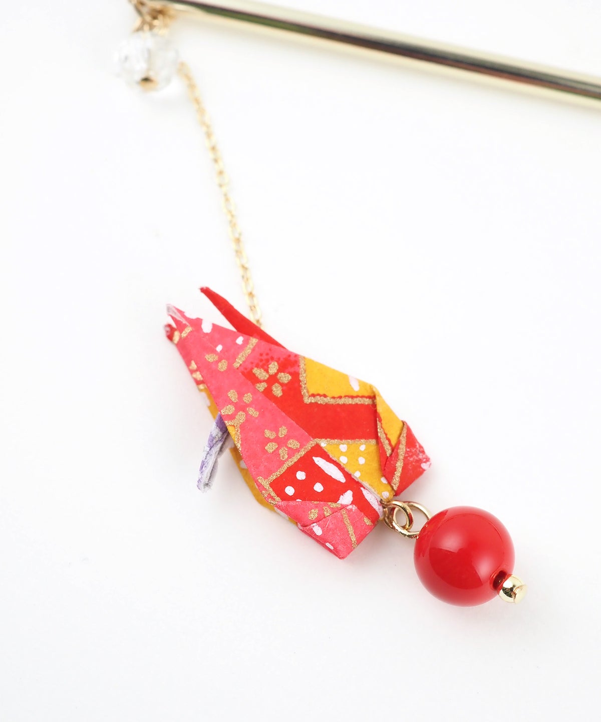 折り鶴かんざし