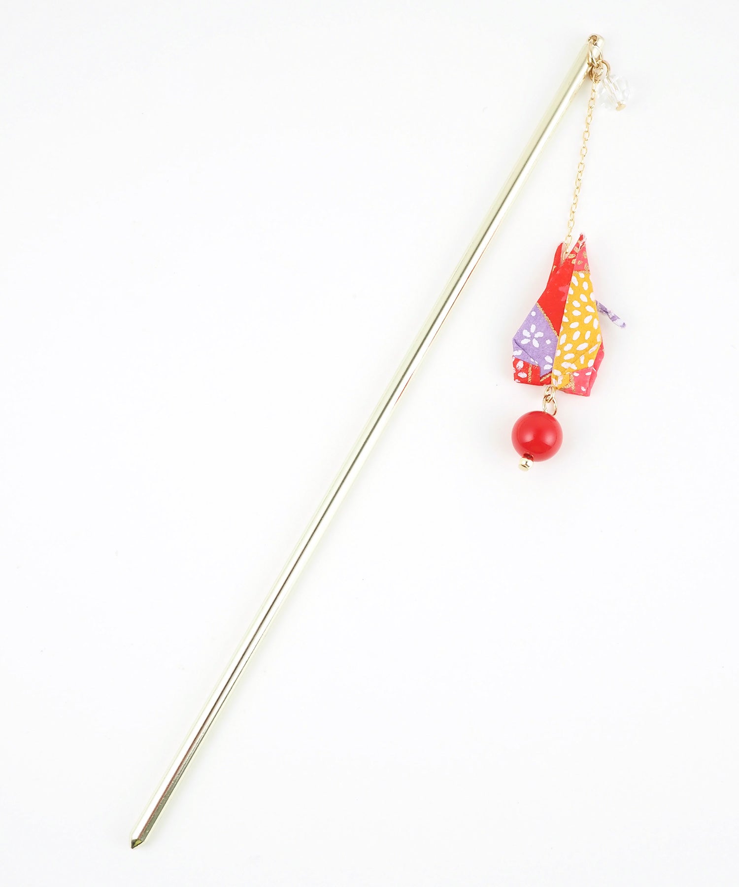 折り鶴かんざし