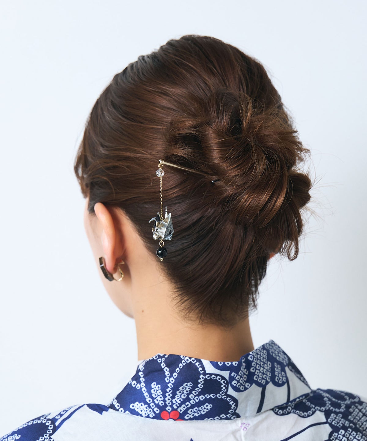 折り鶴かんざし