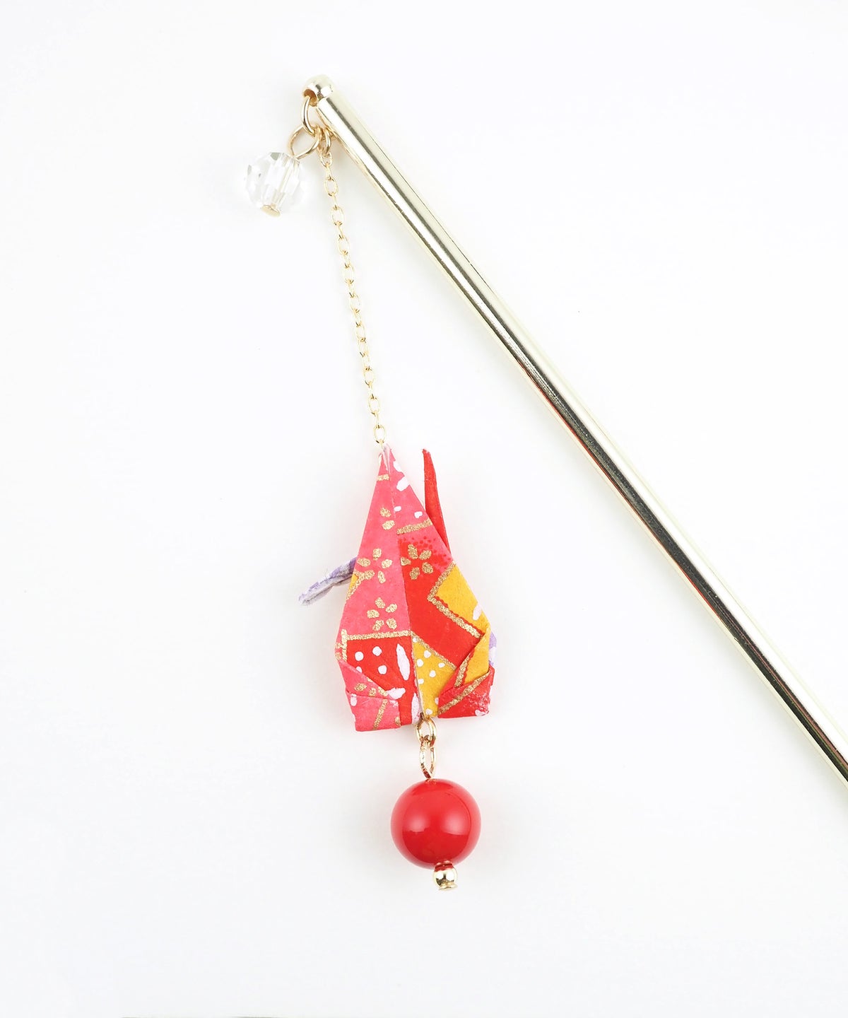 折り鶴かんざし