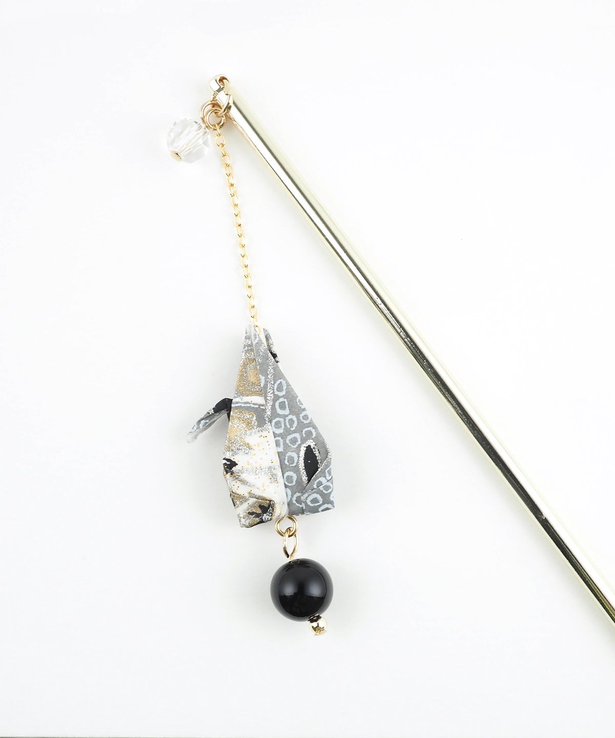 折り鶴かんざし