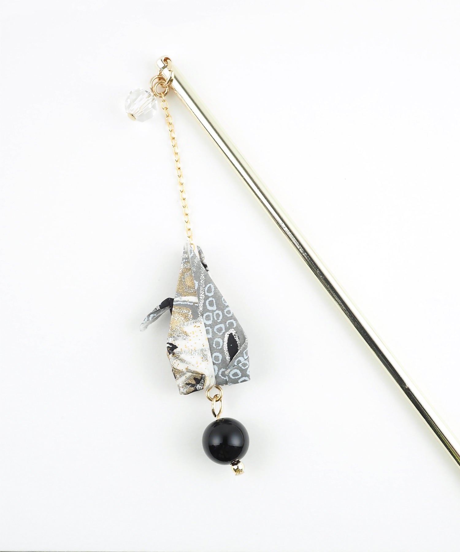 折り鶴かんざし