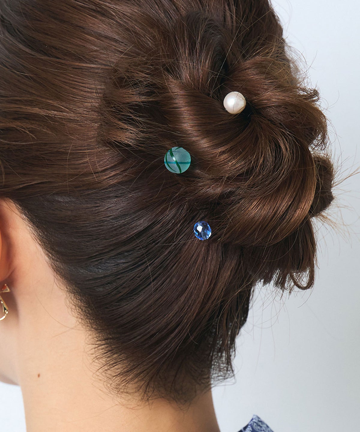 とんぼ玉＆パールＵピンセット