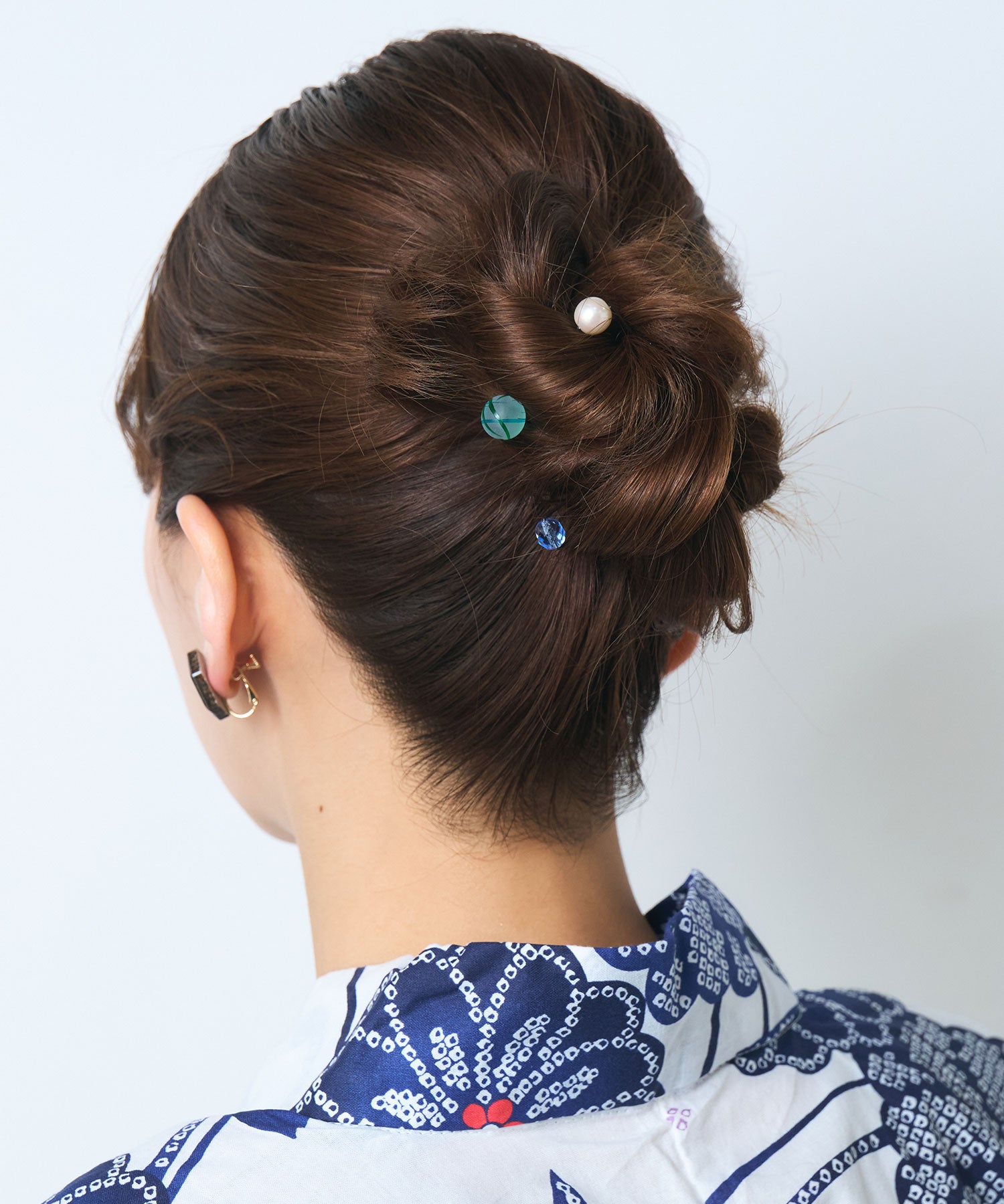 とんぼ玉＆パールＵピンセット