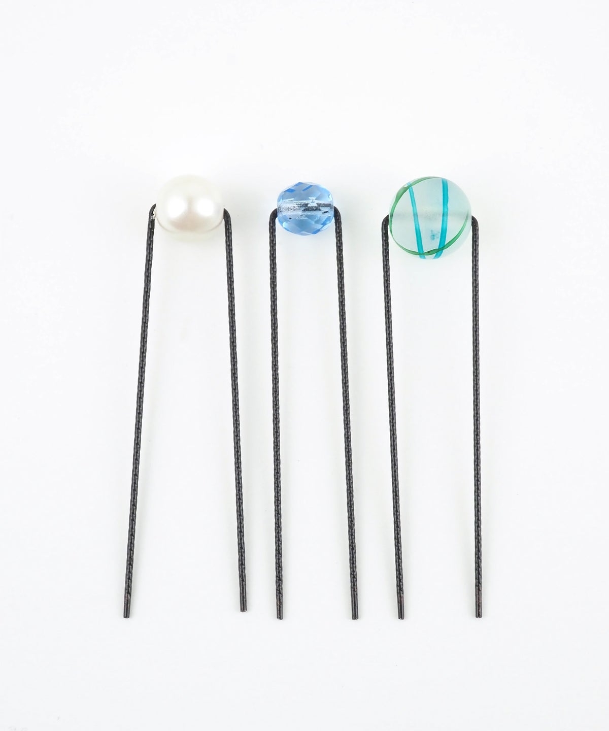 とんぼ玉＆パールＵピンセット